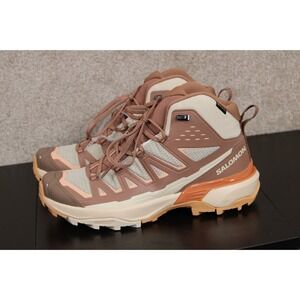 Salomon X Ultra 360 Edge Mid GTX Women's Boots Size 10 Shortbread New 474627 42